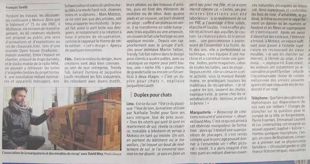 Journal L'Alsace - 2 mars 2015