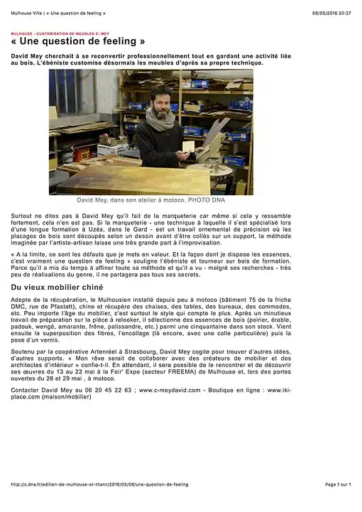 Journal DNA - 8 mai 2016